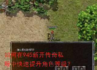 如何在945新开传奇私服中快速提升角色等级? 如何在945新开传奇私服中快速提升角色等级?