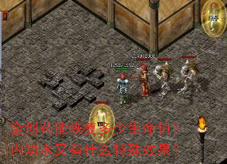 金创药能恢复多少生命值?内功水又有什么特殊效果? 金创药能恢复多少生命值?内功水又有什么特殊效果?