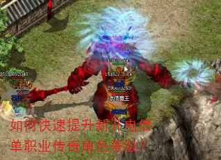 如何快速提升新开电信单职业传奇角色等级? 如何快速提升新开电信单职业传奇角色等级?