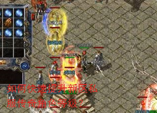 如何快速提升新区私服传奇角色等级? 如何快速提升新区私服传奇角色等级?